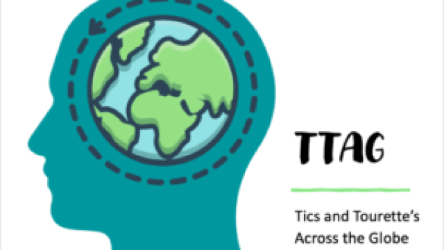 Logo til TTAG (Tics and Tourettes Across The Globe)